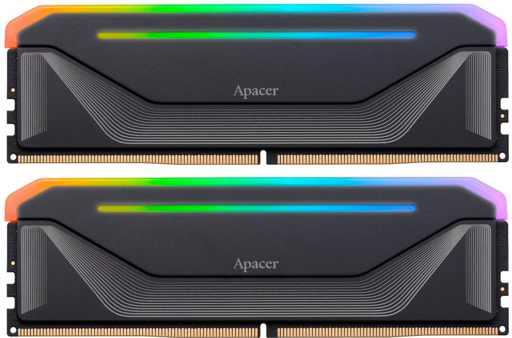 Оперативная память 32 Gb 6800 MHz Apacer NOX RGB Black (AH5U32G68C592NBAA-2)