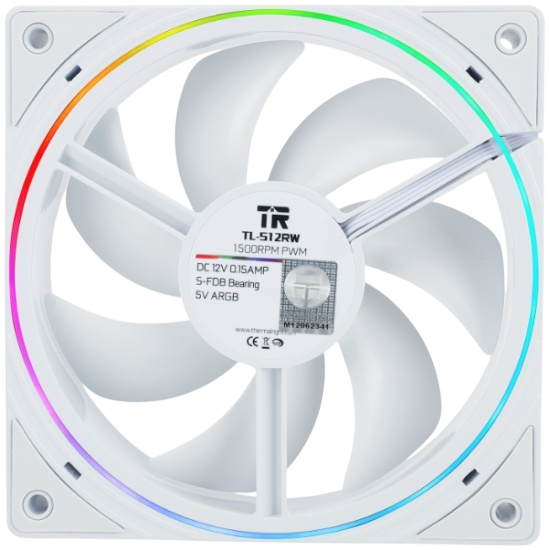 Вентилятор для корпуса Thermalright TL-S12RW Reverse ARGB White (TRTLS12RW)