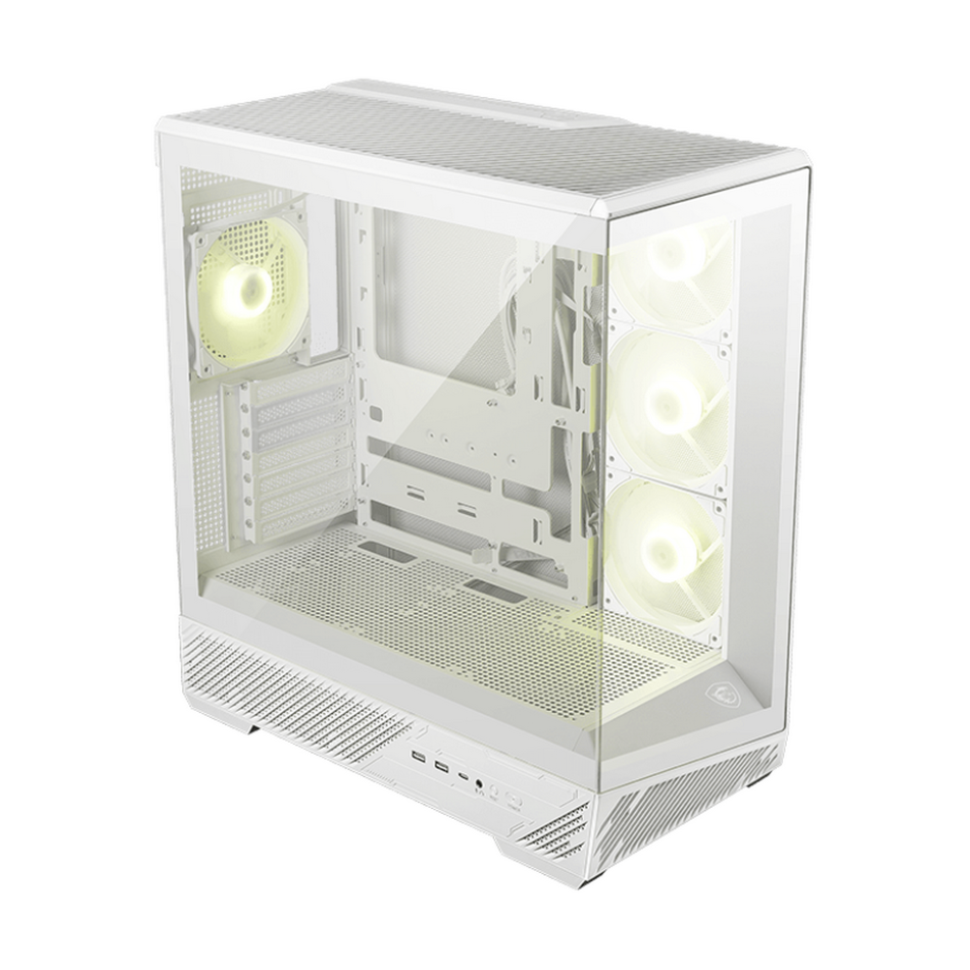 Компьютерный корпус MSI MAG PANO 130R PZ ARGB TG Reverse Blade Fan White (306-7G32W21-HH9)