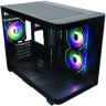 Компьютерный корпус XASTRA QR500M 3ARGB C10-UC ARGB Black (QR500M-3FM12A-C10-UC)