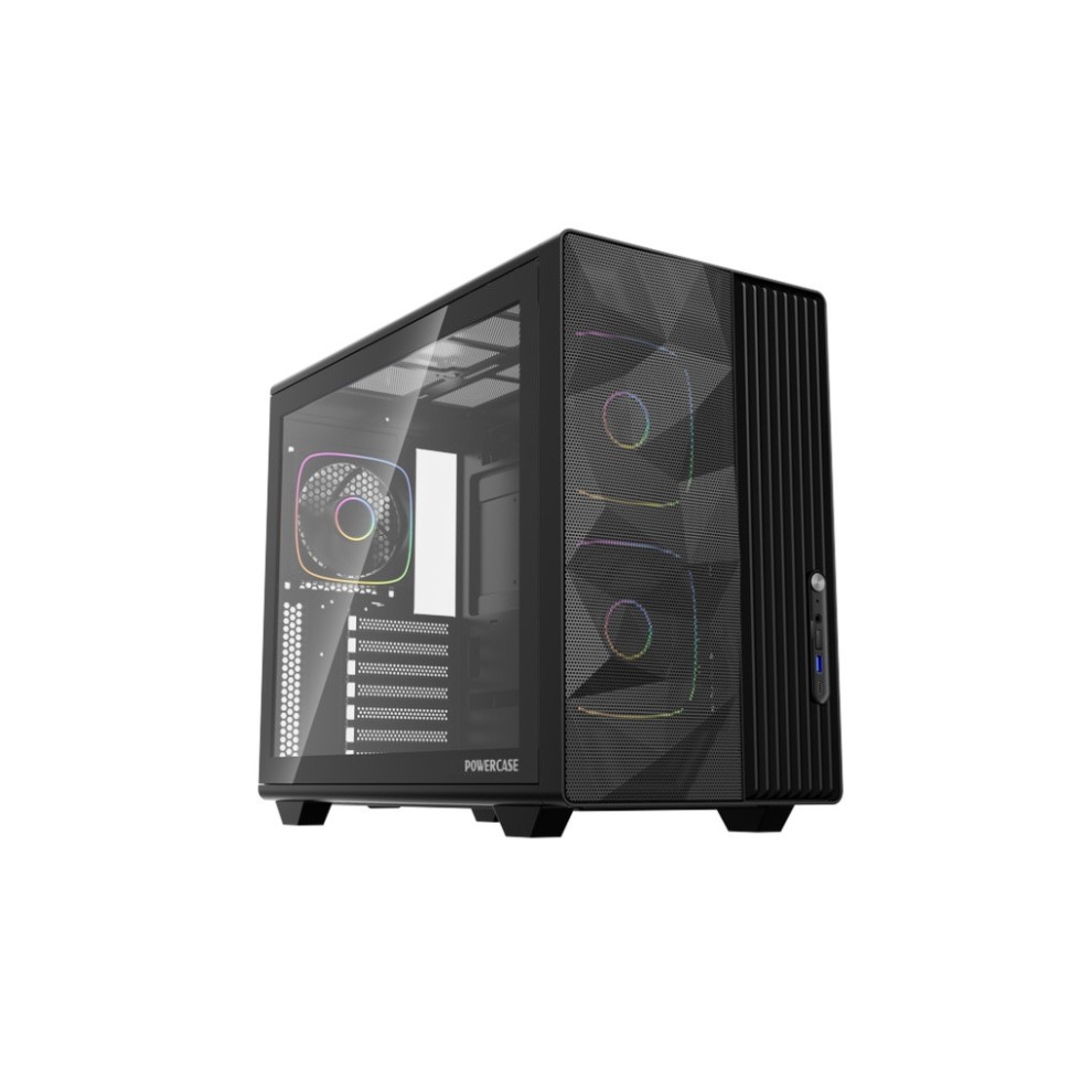 Компьютерный корпус Powercase TX5 TG ARGB Black (CTX5AB-A3)