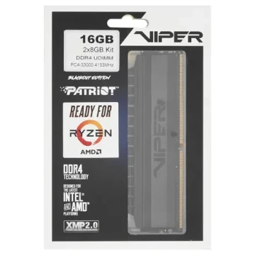 Оперативная память 16 Gb 4133 MHz PATRIOT VIPER 4 Gaming (PVB416G413C8K)
