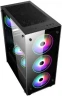 Корпус 1STPLAYER FIRE DANCING V3-A / ATX, tempered glass / 4x 120mm LED fans inc. / V3-A-4R1