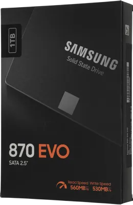 Твердотельный накопитель Samsung 1000 Gb 870 EVO (MZ-77E1T0B/EU)
