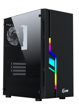 Компьютерный корпус Powercase MAESTRO Z3 Black RGB CMAZB-F3