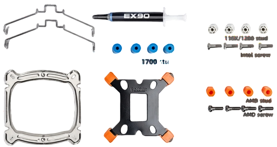 Кулер для процессора PCCooler K6 WH  PWM