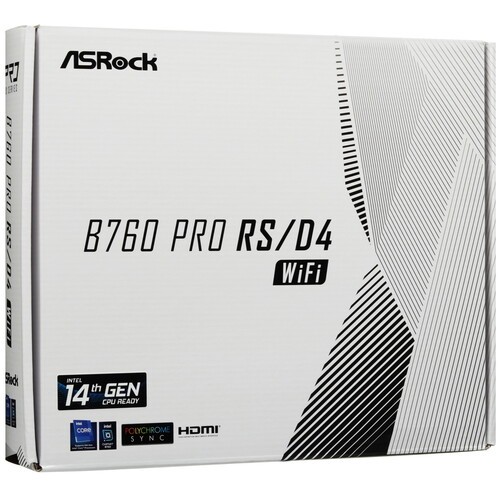 Материнская плата ASRock B760 PRO RS/D4 WIFI