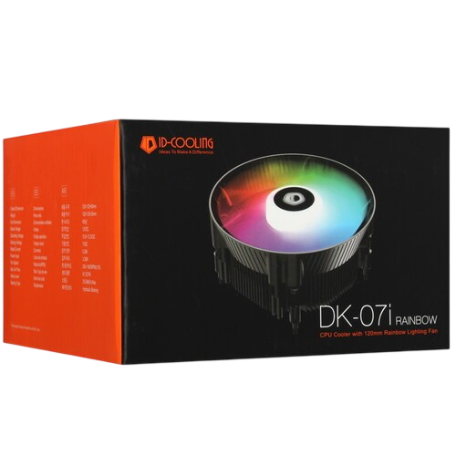 Кулер для процессора ID-COOLING DK-07i RAINBOW FRGB Black PWM