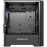 Компьютерный корпус Powercase ByteFlow Micro TG ARGB Black (CAMBFB-A4)