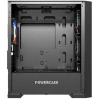Компьютерный корпус Powercase ByteFlow Micro TG ARGB Black (CAMBFB-A4)