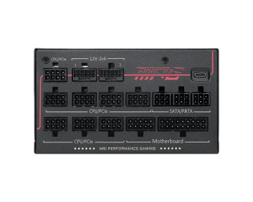 Блок питания MSI 1300W MPG Ai1300TS PERFORMANCE (7ZPUB) 16 Pin (PCIe 5.0 Connector Cable Details)