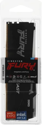 Оперативная память 32 Gb 6000 MHz Kingston FURY Beast EXPO RGB Black (KF560C36BBEA-32)