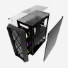Компьютерный корпус Powercase RHOMBUS X3 MESH LED TG Black CMRMX-L3