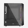 Компьютерный корпус Powercase RHOMBUS X3 MESH LED TG Black CMRMX-L3