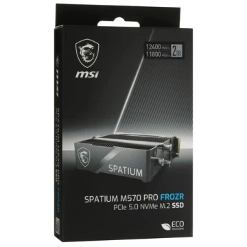 Твердотельный накопитель MSI 2000 Gb SPATIUM M570 Pro FROZR (S78-440Q670-P83)