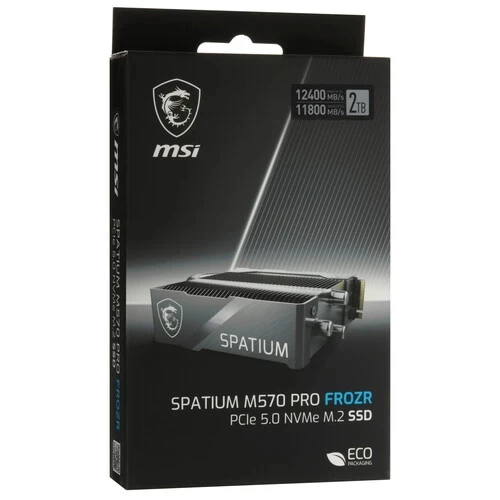 Твердотельный накопитель MSI 2000 Gb SPATIUM M570 Pro FROZR (S78-440Q670-P83)