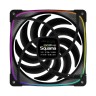 Вентилятор для корпуса Geometric Future Squama 2503RB-14 Reverse ARGB Black (1F2503R114000)