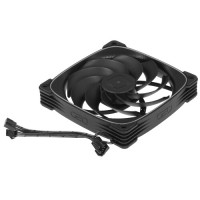 Вентилятор для корпуса Geometric Future Squama 2503RB-14 Reverse ARGB Black (1F2503R114000)