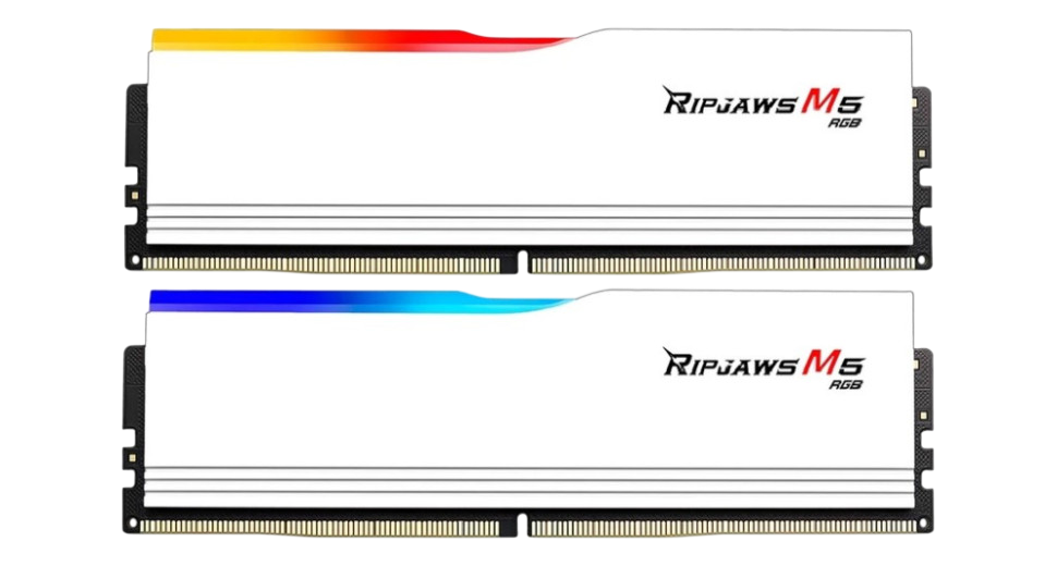 Оперативная память 32 Gb 6400 MHz G.Skill RIPJAWS M5 RGB White (F5-6400J3648F16GX2-RM5RW)