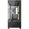Компьютерный корпус Powercase Vision Micro M3B TG ARGB Black (CVMMB-A3)