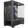 Компьютерный корпус Powercase Vision Micro M3B TG ARGB Black (CVMMB-A3)