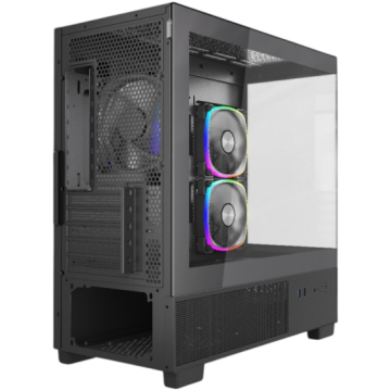 Компьютерный корпус Powercase Vision Micro M3B TG ARGB Black (CVMMB-A3)