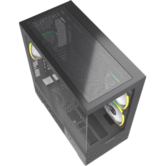 Компьютерный корпус Powercase Vision Micro M3B TG ARGB Black (CVMMB-A3)