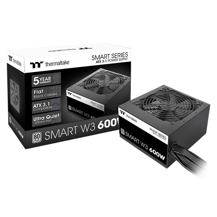 Блок питания Thermaltake 600W SMART W3 600 (PS-SPW-0600NNFAWE-1)