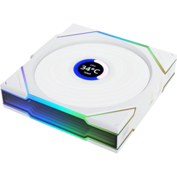 Вентилятор для корпуса Lian Li UNI FAN TL WIRELESS LCD 120 Reverse Blade 12RTLLCD1W1W ARGB White (G99.12RTLLCD1W1W.R0)