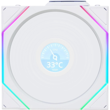 Вентилятор для корпуса Lian Li UNI FAN TL WIRELESS LCD 120 Reverse Blade 12RTLLCD1W1W ARGB White (G99.12RTLLCD1W1W.R0)