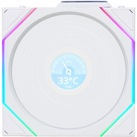 Вентилятор для корпуса Lian Li UNI FAN TL WIRELESS LCD 120 Reverse Blade 12RTLLCD1W1W ARGB White (G99.12RTLLCD1W1W.R0)