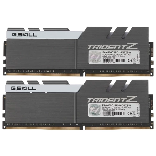 Оперативная память 16 Gb 4400 MHz G.Skill TRIDENT Z (F4-4400C19D-16GTZSW)