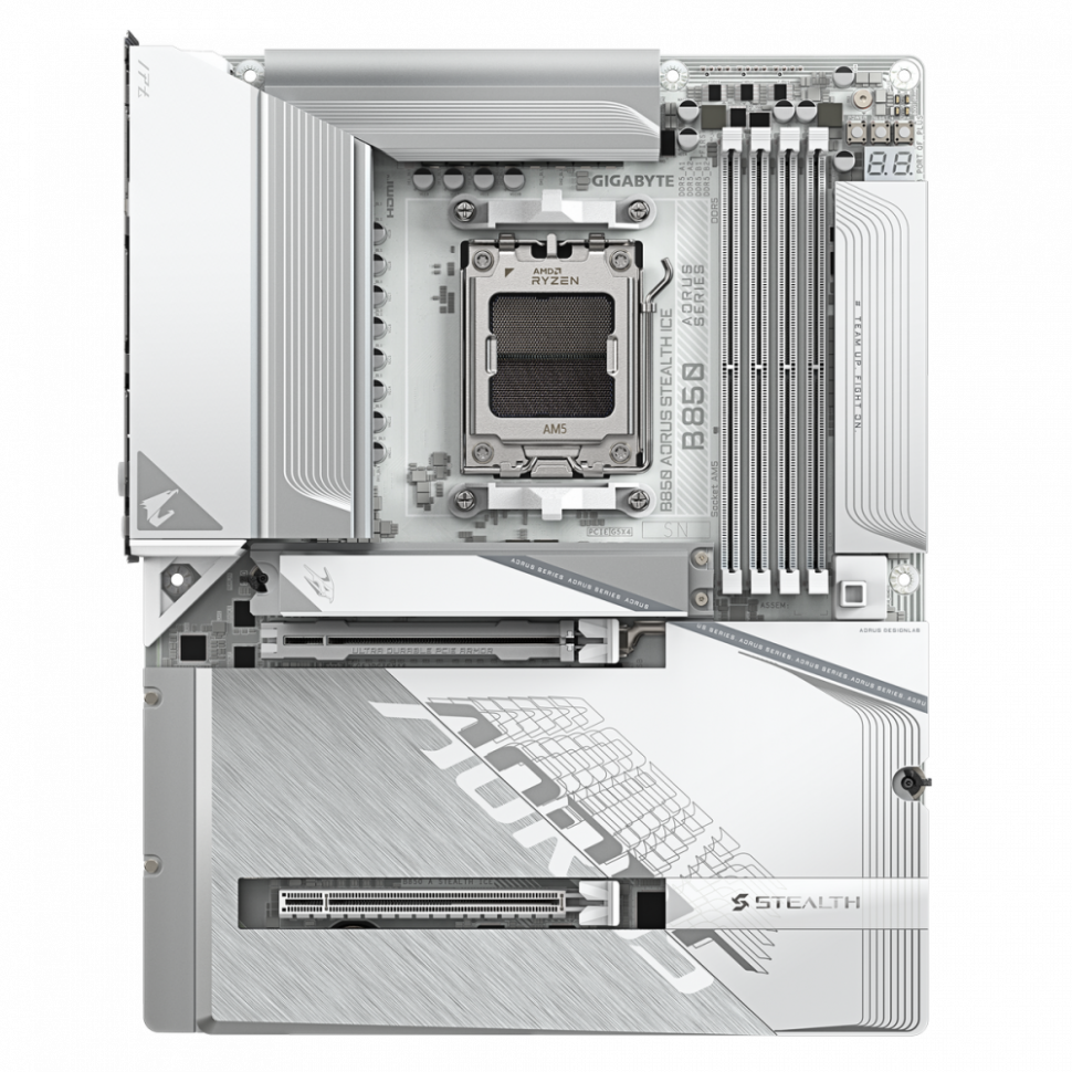 Материнская плата Gigabyte B850 AORUS STEALTH ICE