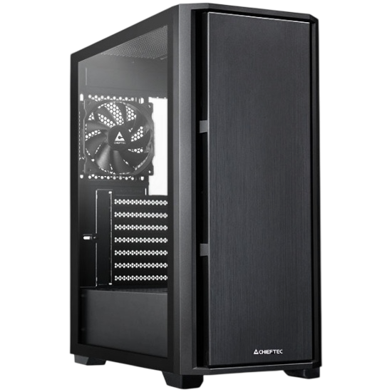 Компьютерный корпус Chieftec PRO MIDI TG Black (AS-02B-TG-OP)