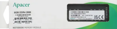 Оперативная память 8 Gb 2666 MHz Apacer SO-DIMM ES.08G2V.GNH (AS08GGB26CQYBGH)