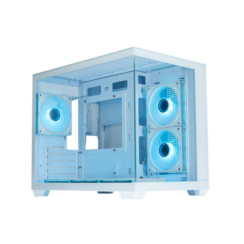 Компьютерный корпус XASTRA QW500M 6ARGB-C10-UC White (QW500M-6FM12A-C10-UC-WH)