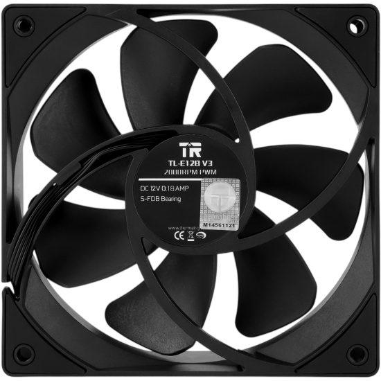 Вентилятор для корпуса Thermalright TL-E12B V3 Black (TRTLE12BV3)