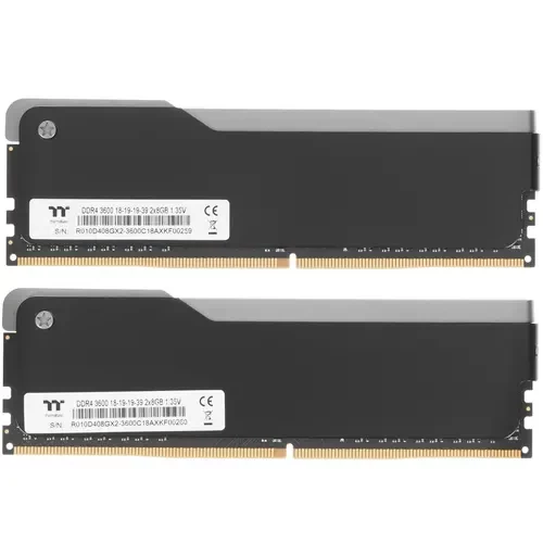 Оперативная память 16 Gb 3600 MHz Thermaltake TOUGHRAM Z-ONE Black (R010D408GX2-3600C18A)