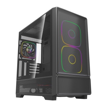 Компьютерный корпус Powercase AX5 TG ARGB Black (CJXA-A5)