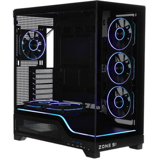 Компьютерный корпус Zone 51 Phantom Black (Z51CASPHNBK)