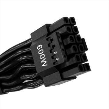 Кабель-переходник Super Flower 12VHPWR SF2PCIE-16P(I) (для БП Leadex III, SE, Titanium - Dual 8P to 16P PCIe 5.0 Connector Cable Details)