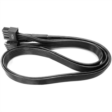Кабель-переходник Super Flower 12VHPWR SF2PCIE-16P(I) (для БП Leadex III, SE, Titanium - Dual 8P to 16P PCIe 5.0 Connector Cable Details)