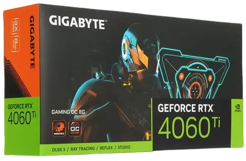 Видеокарта Gigabyte (GV-N406TGAMING OC-8GD) GeForce RTX 4060 Ti 8GB GAMING OC