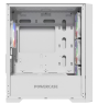 Компьютерный корпус Powercase ByteFlow Micro ARGB TG White (CAMBFW-A4)