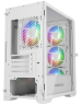 Компьютерный корпус Powercase ByteFlow Micro ARGB TG White (CAMBFW-A4)