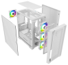 Компьютерный корпус Powercase ByteFlow Micro ARGB TG White (CAMBFW-A4)
