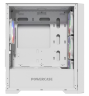 Компьютерный корпус Powercase BYTEFLOW Micro ARGB TG White (CAMBFW-A4)