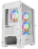 Компьютерный корпус Powercase BYTEFLOW Micro ARGB TG White (CAMBFW-A4)