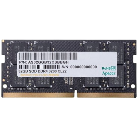 Оперативная память 32 Gb 3200 MHz Apacer (ES.32G21.PSI)