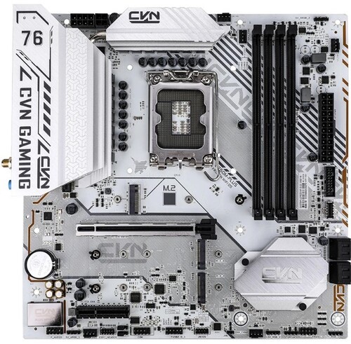 Материнская плата Colorful CVN B760M-PLUS FROZEN WIFI D5 V20 White